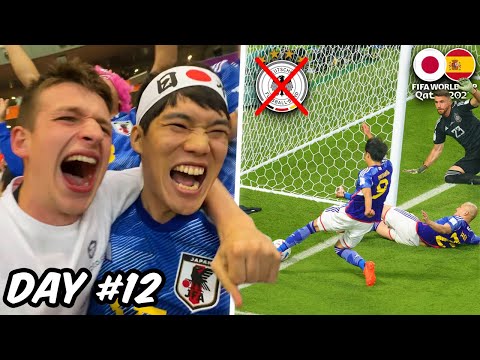 THE MOMENT JAPAN WIN to KICK GERMANY OUT the WORLD CUP