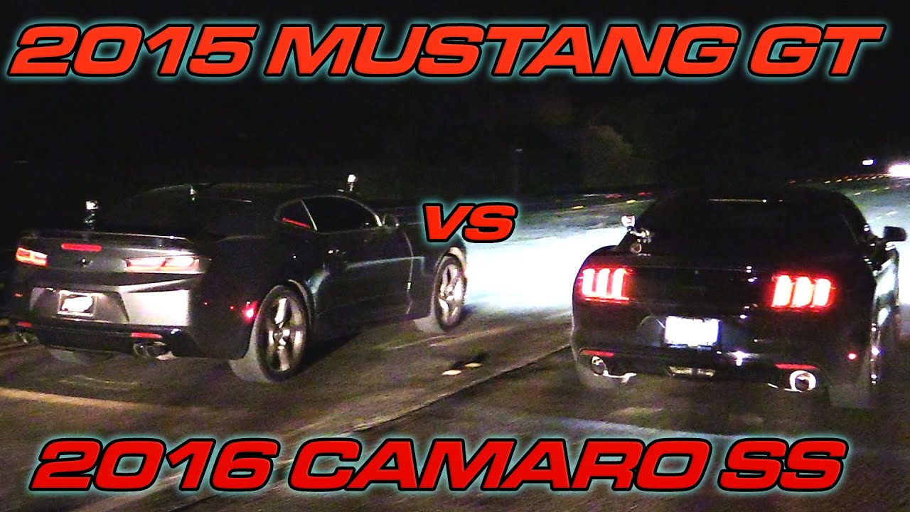 '16 Camaro SS vs '15 Mustang GT