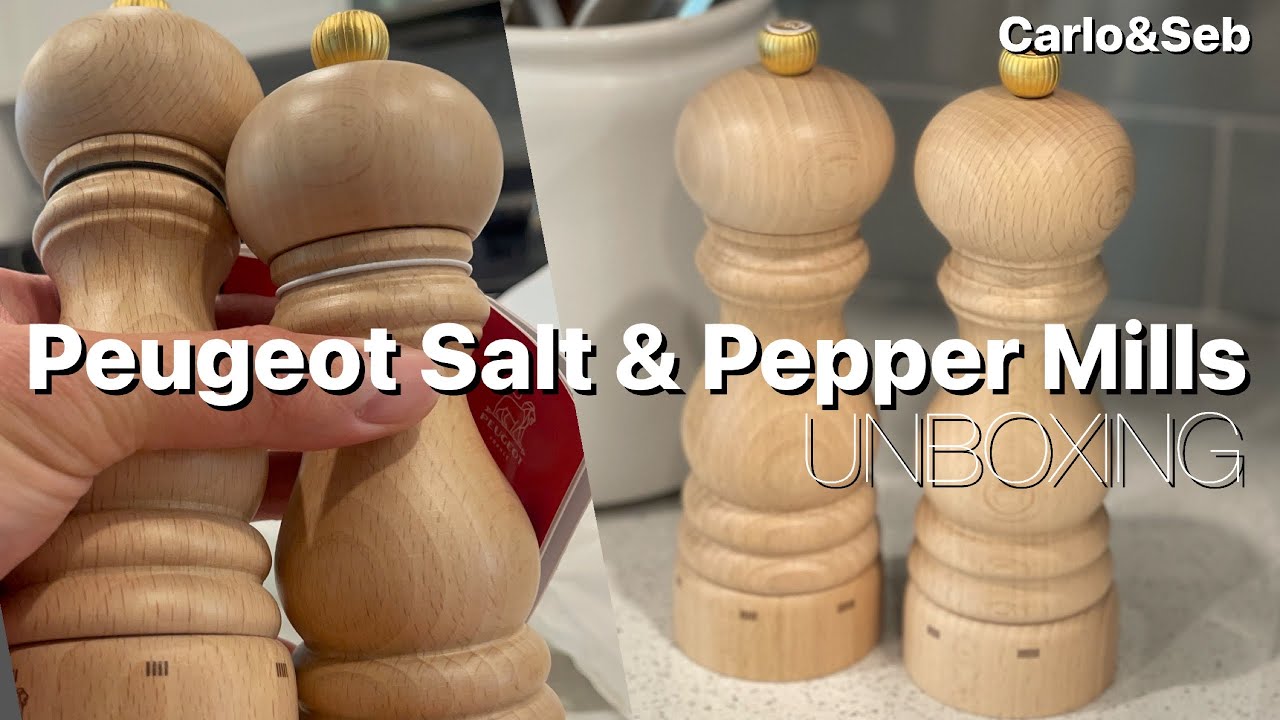 Peugeot Salt and Pepper Mills Unboxing Carlo&Seb YouTube