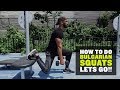 How to do the Bulgarian split squats