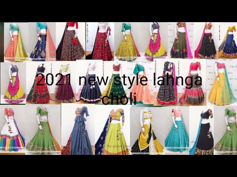 45+stylish lehenga choli with duppata combination design||2021 ke latest Lehenga choli