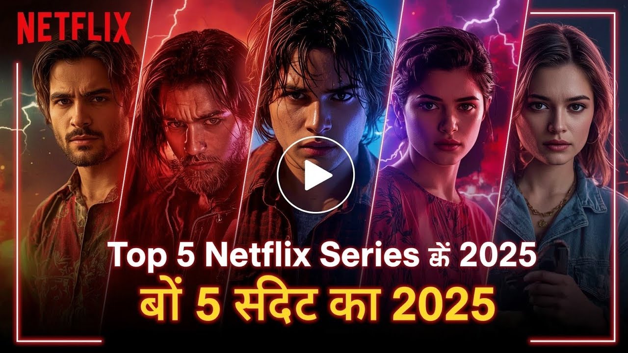 Top 5 series on Netflix in Hindi 2025 ft. Best series of 2025 on ...