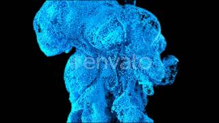 Large Particle Flow in Liquid | Motion Graphics - Videohive template
