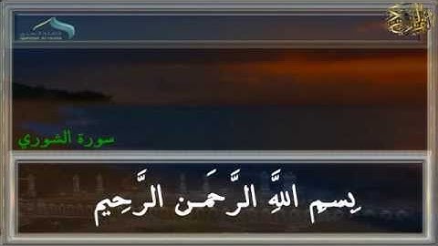 الشيخ /أشرف باسل سليمان ماتيسر من سورة الشوري