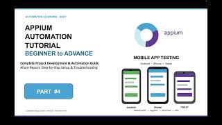 4- Appium Automation Tutorial | WebdriverIO + TypeScript + iOS | Allure Report Setup | troubleshoot