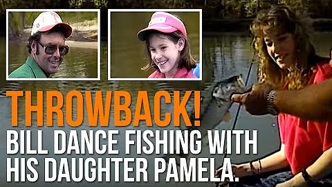 THROWBACK! Bill Dance fishing with his daughter Pamela.