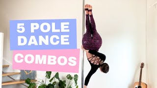 5 Advanced Pole Dance Combos