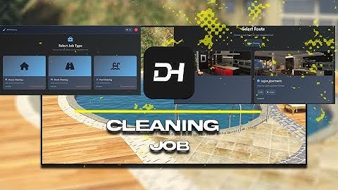 DHCleaning | FiveM Script | Cleaning Job | [TMC] [QBCore] [QBX]