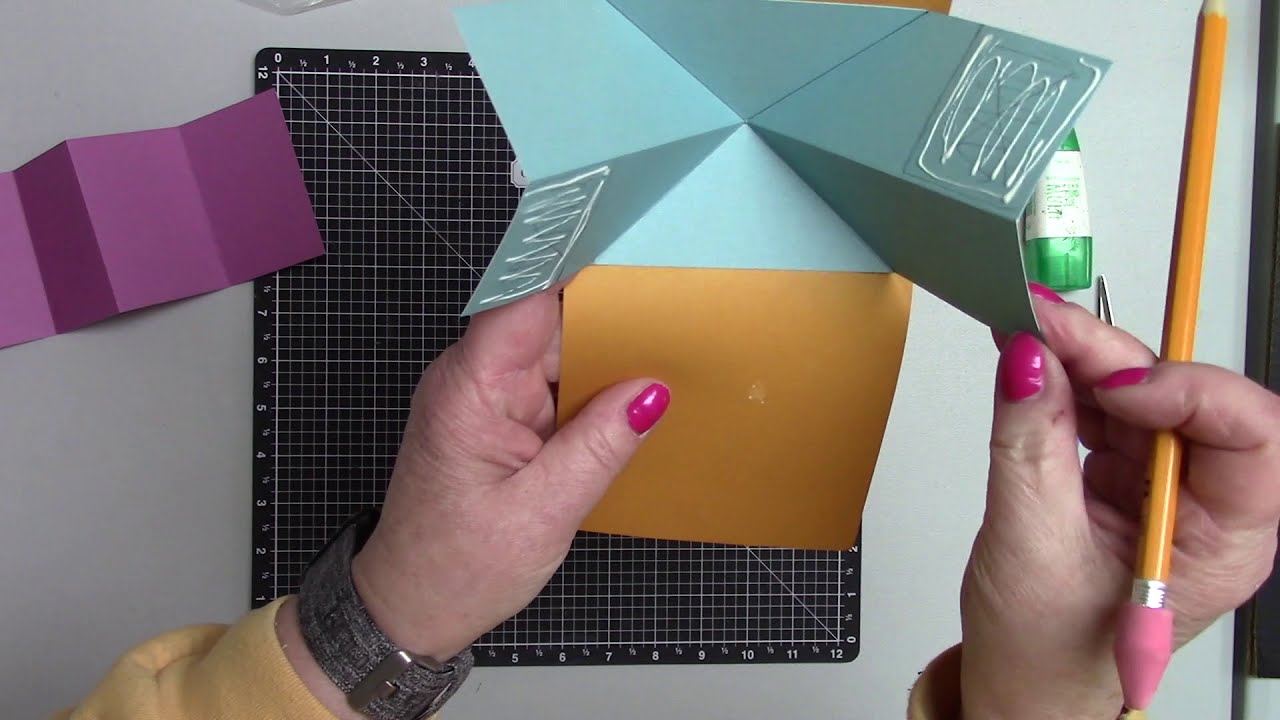 Pivot Card Tutorial Pivot card or Scrapbook page Part 2 of 3 - YouTube
