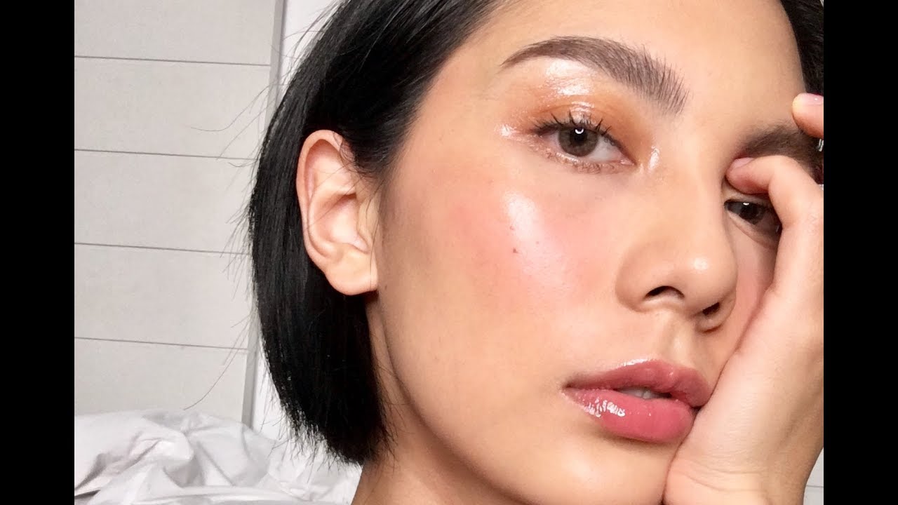 Glow skin Makeup ใช้เครื่องสำอาง DrugStore ผิวฉ่ำไปไหนจ้ะ | Fah Sarika