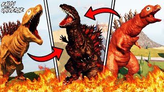 ¡SHIN GODZILLA EVOLUCIONA Y DESTRUYE A OTROS KAIJUS! | KAIJU UNIVERSE