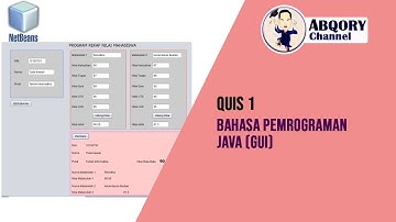 Quis 1 - Pemrograman Java GUI