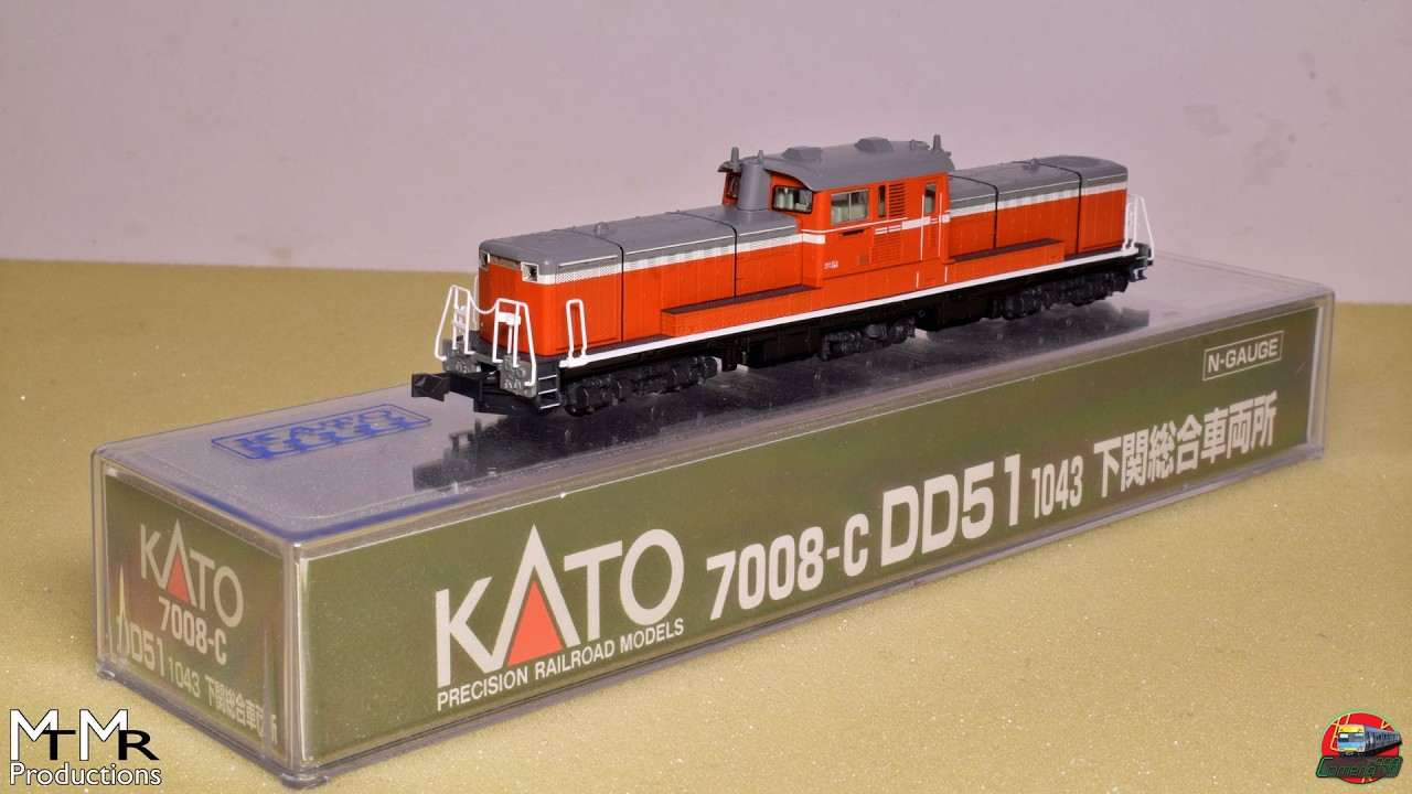Opening a Kato JR DD51 Diesel Locomotive - 7008-C Shimonoseki