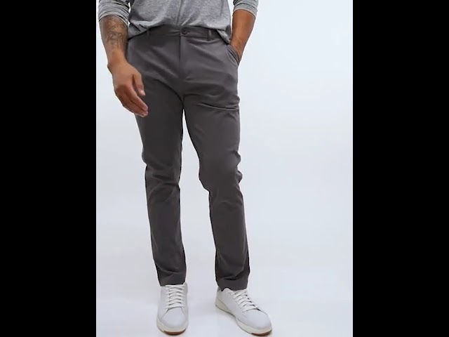 Men's Pace Tapered Chino // Black (Regular // 28) video thumbnail