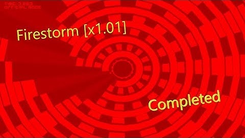 Open Hexagon - (FadeIn) Firestorm [x1.01] - Completed