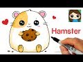 How to Draw a Hamster Super Easy