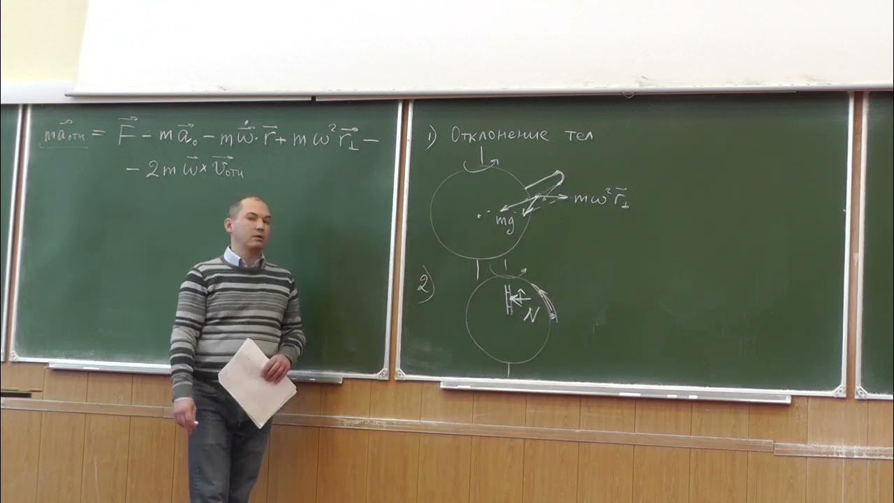 Общая физика: Механика, 14 лекция, Холин Д.И., 06.12.2022, 1 курс - YouTube