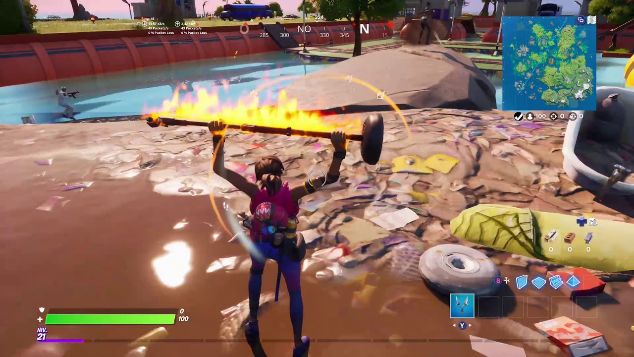 Fortnite. Ch.2/S.3. Glitch with Travis Scott emote
