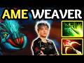🔥 AME WEAVER Carry &mdash; Broken Mobility META 🔥 Dota 2 Gameplay
