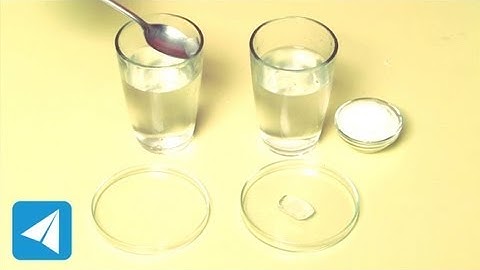 Make a freezing mixture by adding salt to water | Water | Physics