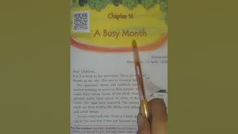 A Busy Month (Class IV, EVS, Ch-16) Part-1 | KIDZ MILLENNIUM SCHOOL, ROORKEE