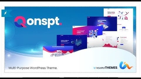 Qonspt - Isometric MultiPurpose WordPress Theme | Themeforest Templates
