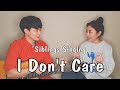 SUB) 친남매가 부르는 '애드쉬런 - I Don't Care' ㅣ Siblings Singing 'Ed Sheeran - I Don't Care'