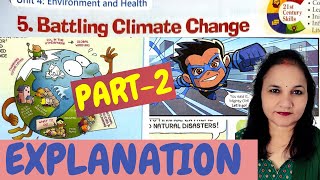 Battling Climate Change | Explanation in Hindi |  Part-2 | Class 8 | New English Ferry