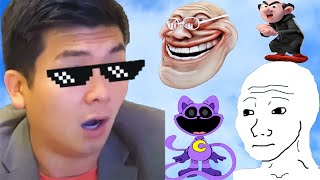 FIND the MEMES 2 *How to get ALL 5 NEW Memes* EMOTIONAL DAMAGE WOJACK CATNAP GRANDPA TROLL! Roblox