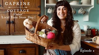 Caprine Cottage Podcast Ep. 2 | Local Yarn Store Day!