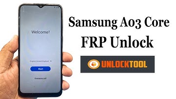 Samsung Galaxy A03 core Frp bypass unlock tool