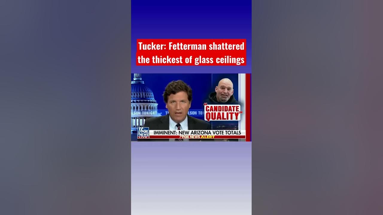 Tucker: Fetterman won without speaking a single coherent sentence #shorts