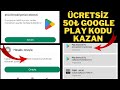 ÜCRETSİZ GOOGLE PLAY KODU ALMA 50₺ HER GÜN PLAY KODU KAZAN | bedava google play kodu alma 2022