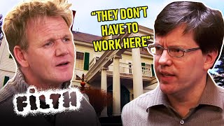 Gordon Ramsay CONFRONTS Selfish Hotel Owner - The Juniper Hill Inn Part 1 | Hotel Hell | Filth