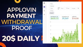 Applovin Self Click Payment Proof - How to make money with Apps on Applovin!