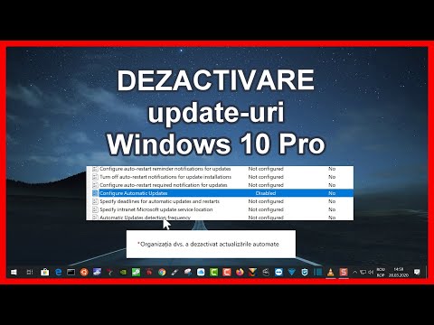 Dezactivare update-uri Windows 10 pro