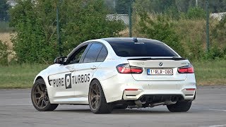 700HP BMW M3 F80 w/ PURE TURBOS + DECAT Exhaust! REVS & DRAG RACE!