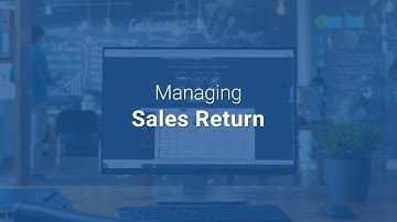 11.1 - How to Manage Sales Return - SeeBiz Inventory