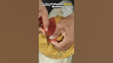 Volleyball Repair Hack - Stitch & Save! "🤩#shorts #volleyball #reels