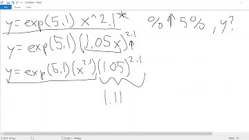 How to Interpret Regression Equations when X and Y are log-transformed /// STAT 3050