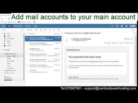 How to add mail accounts in Webmail