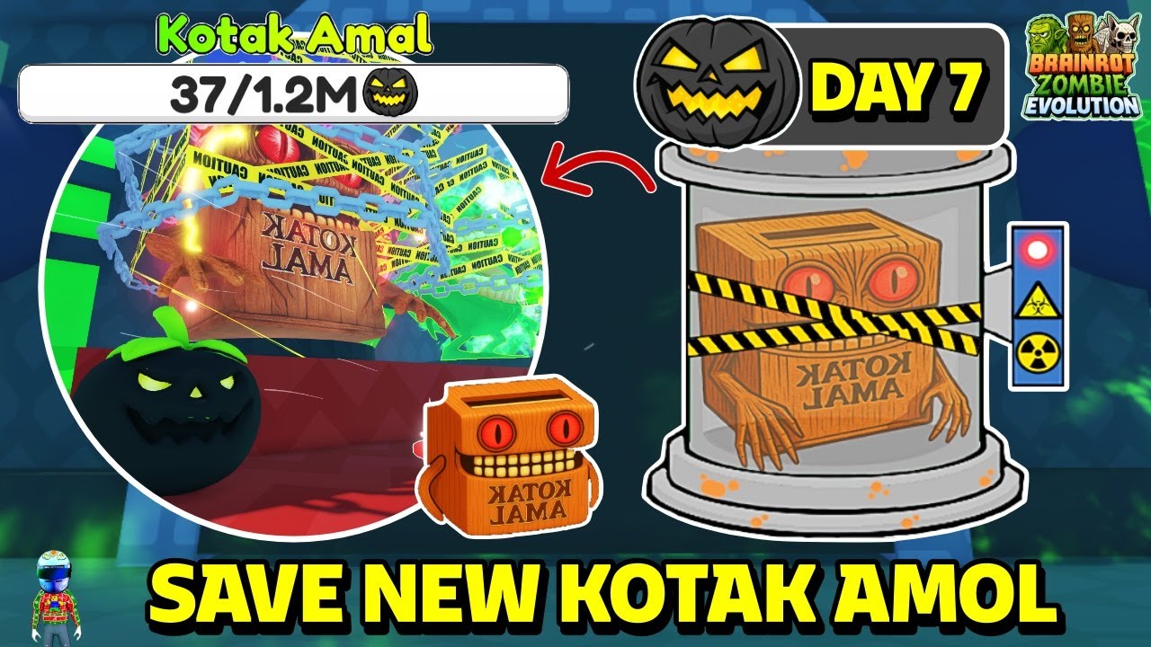 Update Event - SAVE NEW KOTAK AMOL in Brainrot Zombie Evolution - Roblox