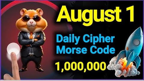 1 August Hamster Kombat Daily Cipher Code Today