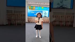 Участие в конкурсе посвященное Дню языков в Казахстане. Подготовительная группа "Чебурашка"