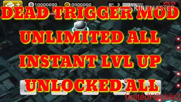 Dead Trigger V1.9.5 MOD: Unlimited All + Instant LvL Up + Unlocked All + 4X Damage{Updatable}