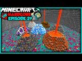 7 MINI VOLCANOS Inside My MEGA Volcano | Let's Play Hardcore Minecraft Episode 29