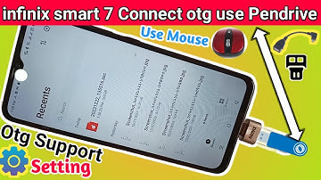 infinix smart 7 Otg support setting // connect otg use pendrive