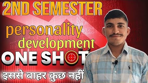 Personality Development Full Course | BSc Agriculture 2nd Semester | One Shot Class By:- Dev Saran