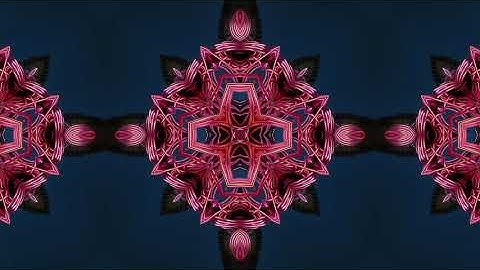 VJ Loop #13 Kaleidoscope Video Background Screensaver 30 Min