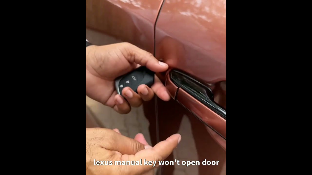  How To Unlock Lexus With Key Inside 2023 Without